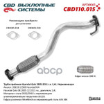 Труба приемная Hyundai Getz 2002-11 г.в. ‘CBD’ (нерж.) 28610-1C580 CBD арт. CBD110015