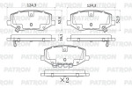 Колодки тормозные дисковые PATRON арт. PBP199