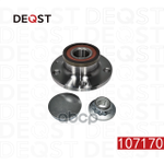 Ступица с подшипником в сборе задняя Skoda Fabia I 99-08, Fabia II 06- , VW Polo IV 01- , Polo V 09- DEQST арт. 107170