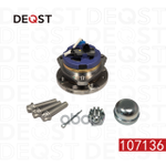 Ступица с подшипником OPEL ASTRA G/ZAFIRA 98-05 пер. с ABS (4 болта) DEQST арт. 107136