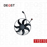 Электровентилятор SKODA OCTAVIA (1Z3) 06.04- DEQST арт. 115110