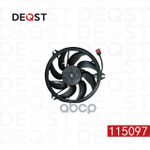 Электровентилятор PEUGEOT 206 (2A/C) 09.98- DEQST арт. 115097