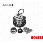 Ступица переднего колеса с подшипником for 4-holes OPEL ASTRA H 03.2005- DEQST арт. 107137