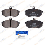 КОЛОДКИ ТОРМОЗНЫЕ ПЕРЕД. AUDI 80 -91/CHERY FORA 07- (С УШКОМ, БЕЗ ДАТЧИКА) KORWIN арт. KWBP0013