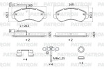 Колодки тормозные дисковые PATRON арт. PBP1925