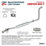 Резонатор 2181 LADA VESTA ‘СВД’ (нерж.) с 2018 г усил гофра CBD арт. CBD120004