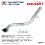 Глушитель Toyota 17430-31870 Prado/4RUNNER. Нержавеющий. CBD арт. CBD130029