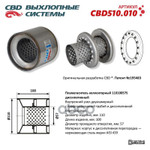 Пламегаситель универсальный CBD арт. CBD510010