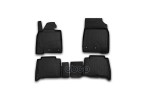 Комплект резиновых автомобильных ковриков в салон TOYOTA LC200, 2015-&gt;, 4 шт. (полиуретан) ELEMENT арт. CARTYT00011