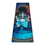Коврик для йоги Ganesha God Limited Edition Ramayoga из замши и каучука