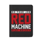 Обложка для паспорта “Red Machine Do your job play hockey”