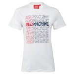 Футболка женская “Red Machine” оверсайз белая