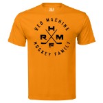 Футболка мужская “Red Machine.Hockey family” оранжевая