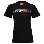 Футболка женская черная “Hockey Mafia”