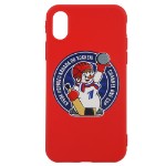 Чехол на Iphone 6+, красный с надписью Кубок Первого канала