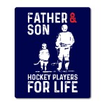 Коврик для мыши “Father&amp;Son. Hockey players for life “