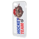 Чехол на iphone 7 медведь “Russia Hockey Team”, силикон