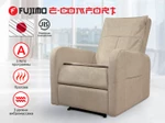 Кресло-реклайнер электрический с массажем FUJIMO E-COMFORT CHAIR Ваниль