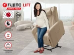 Кресло-реклайнер электрический с подъемом FUJIMO LIFT CHAIR Ваниль