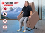 Кресло-реклайнер электрический с подъемом и массажем FUJIMO LIFT CHAIR Терра