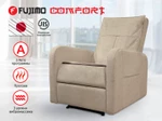 Кресло-реклайнер механический с массажем FUJIMO COMFORT CHAIR Ваниль