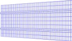 Панель сварная (сетка 3d С-150) диаметр прутков 5 мм 1150х3090 мм