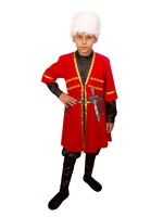 Карнавальный костюм EC-202009 Армянский мальчик (36(140) Красный)