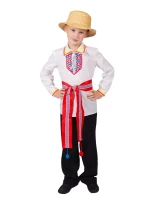 Карнавальный костюм EC-202016 Белорусский мальчик (34(134) Белый)