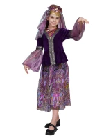Карнавальный костюм EC-202001 Азербайджанская девочка (36(140) Фиолетовый)