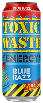 Toxic Waste Energy Sour Blue Razz со вкусом Кислой Голубики и Малины 500 мл.