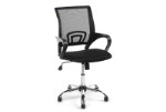 Офисное кресло Chairman 696 хром Ткань TW-11 (черная)/сетка TW-01 черная