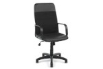 Кресло для руководителя Чери Биг Ткань ТК-1 (черная)/Экокожа DO-350