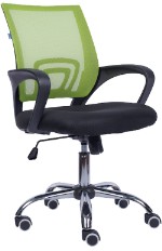 Офисное кресло Операторское кресло Everprof EP-696 Сетка Зеленый Ткань сиденье черное/Сетка спинка зеленая
