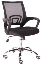 Офисное кресло Операторское кресло Everprof EP-696 Сетка Черный Ткань сиденье черное/Сетка спинка черная