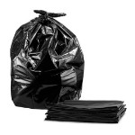 Мешки для мусора 120 л ПВД 40 мкм черные 50 шт (700х1100мм)