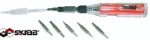 Отвертка для точной механики 12 в 1 с гибким удлинителем ручка-пенал SKRAB 41684