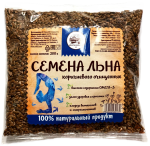 Фасованные семена льна коричневого Богатство Шербакуля 200 гр.