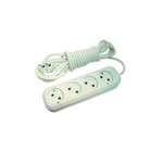 Удлинитель 4х5м без заземл. 10А IP20 Makel MGP144, 1шт