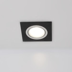 Светодиодный светильник встраиваемый S-99-1 head Nest черный квадрат (5W, 220V) (дневной белый 4000K), 1шт