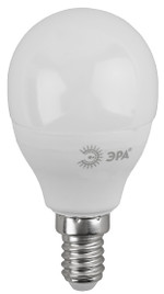 Лампочка светодиодная ЭРА STD LED P45-11W-827-E14 E14 / Е14 11Вт шар теплый белый свет, 1шт