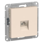 Розетка телефонная 1-м СП AtlasDesign RJ11 механизм беж. SE ATN000281, 1шт