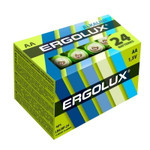Элемент питания алкалиновый AA/LR6 1.5В Alkaline BP-24 (уп.24шт) Ergolux 14212, 1УП.24 шт