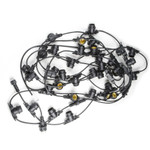 Udl-k120 200/e27/100m ip65 black belt-light гирлянда белт-лайт, 100 м + 1,5м сетевой шнур. 200 патронов e27, шаг 50см. чёрная. tm uniel., 1шт