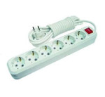 Удлинитель 6х5м с заземл. 16А IP20 с выкл. Makel MGP234, 1шт
