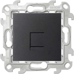 Розетка телефонная СП Simon 24 RJ11 IP20 механизм графит Simon 2410480-038, 1шт