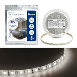 Лента светодиодная, 60SMD(5050)/m 14.4W/m 12V 5m 4000К, LS607, 1шт