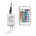 Ulc-q431 rgb black контроллер для управления светодиодными rgb лентами 12v, с пультом ду ик. тм volpe., 1шт