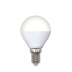 Led-g45-5w/3000k/e14/fr/sls лампа светодиодная. форма “шар”, матовая. теплый белый свет (3000K). ТМ Volpe, 1шт