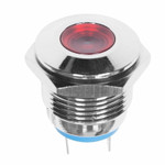 Индикатор металл Ø16 12В подсв/красная LED REXANT, 1шт