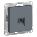Розетка телефонная 1-м СП AtlasDesign RJ11 механизм грифель SE ATN000781, 1шт
